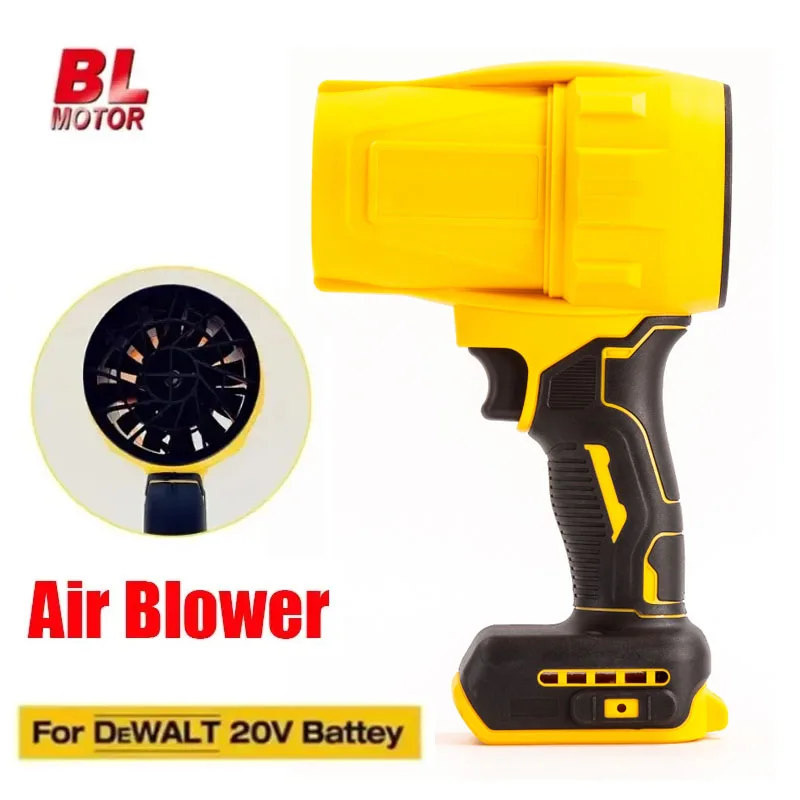 Fit for Dewalt 20V Battery Air Blower Jet Turbo Fan Portable Violent Fan High Speed Air Duster for KeyBoard Cleaning Hair Car
Fit for Dewalt 20V Battery Air Blower Jet Turbo Fan Portable Violent Fan High Speed Air Duster for KeyBoard Cleaning Hair Car
