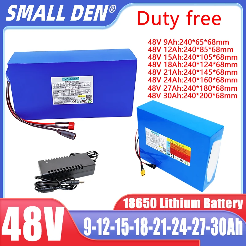 48V 21Ah 9Ah 12Ah 15Ah 18Ah 24Ah 27Ah 30Ah 18650 Lithium battery pack 16S10P 2500W High power With BMS For E-motorcycle scooter
48V 21Ah 9Ah 12Ah 15Ah 18Ah 24Ah 27Ah 30Ah 18650 Lithium battery pack 16S10P 2500W High power With BMS For E-motorcycle scooter