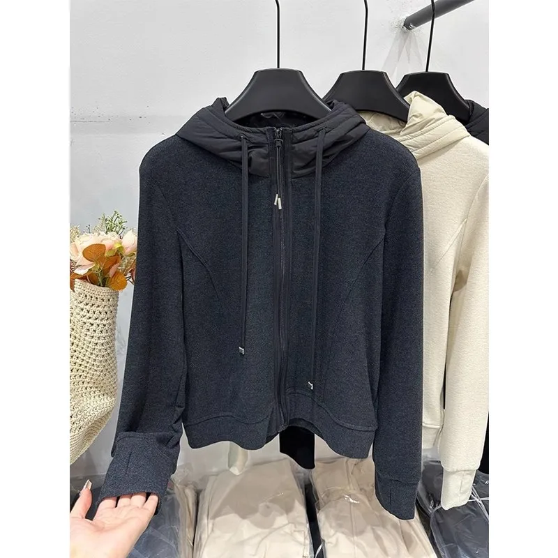 Autumn Winter plus Size Hoodie Jaet Women's Long Sve Spliced Velvet Warm Cardigan Top Polyester Fiber V-Ne Design
Autumn Winter plus Size Hoodie Jaet Women's Long Sve Spliced Velvet Warm Cardigan Top Polyester Fiber V-Ne Design