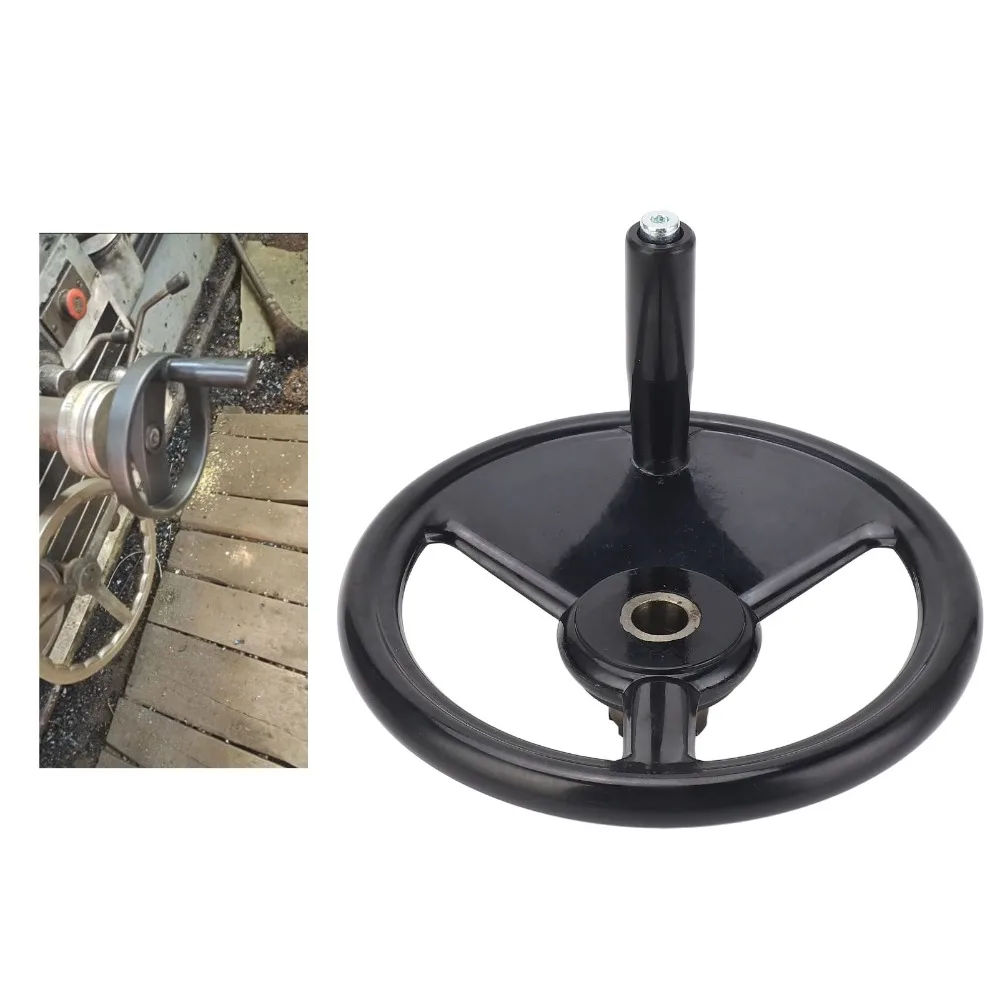 Engineering Plastics Milling Hand Wheel Round Shape Multifunctional Rotary Handwheel 22x250mm With Handle Machine Tool Handwheel
Engineering Plastics Milling Hand Wheel Round Shape Multifunctional Rotary Handwheel 22x250mm With Handle Machine Tool Handwheel