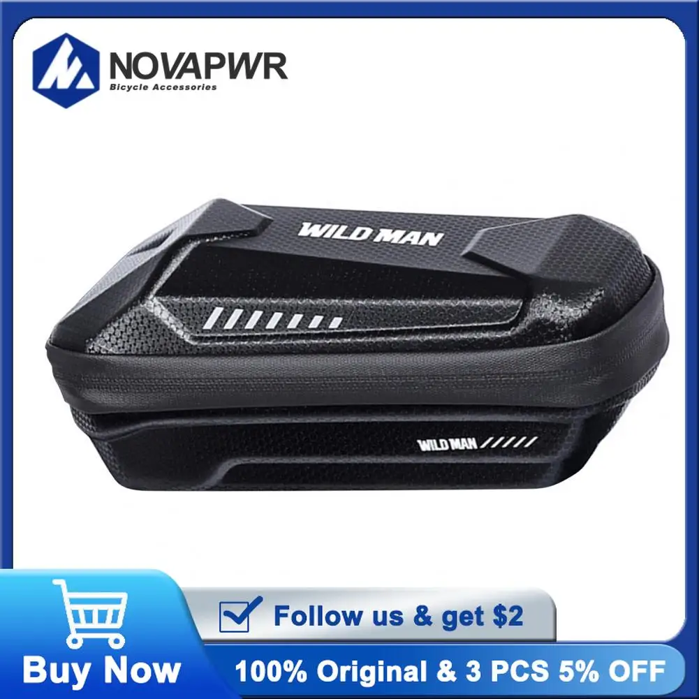 WILD MAN-XS5 Bike Bag Waterproof Reflective Front Frame Tube Bag Large Capacity Ultralight Cycling Accessories
WILD MAN-XS5 Bike Bag Waterproof Reflective Front Frame Tube Bag Large Capacity Ultralight Cycling Accessories