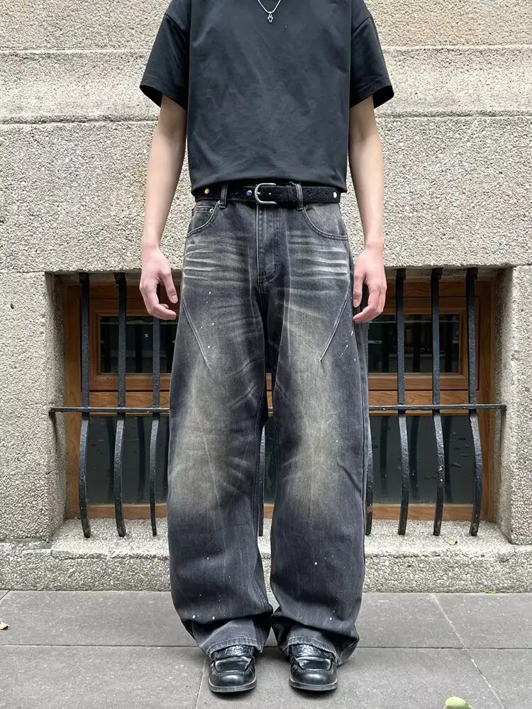 2025 Trashy Y2K 2000S Streetwear Ink Painting Baggy Jeans Pants For Men 90S Vintage Clothes Straight Old Cotton Pleated Trousers
2025 Trashy Y2K 2000S Streetwear Ink Painting Baggy Jeans Pants For Men 90S Vintage Clothes Straight Old Cotton Pleated Trousers