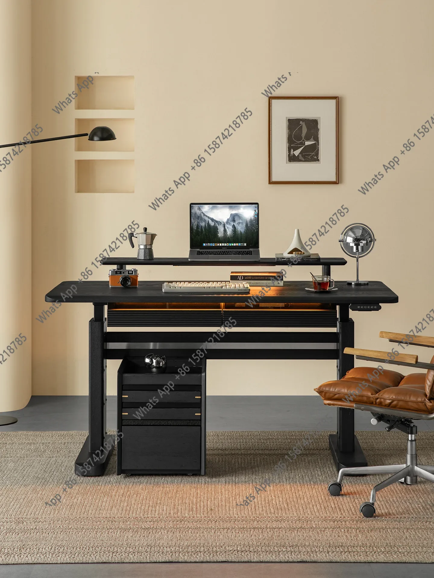 C Furniture Sunrise Lifting Desk Solid Wood Black Study Double Household Computer Desk Electric Intelligent Learning Table
C Furniture Sunrise Lifting Desk Solid Wood Black Study Double Household Computer Desk Electric Intelligent Learning Table
