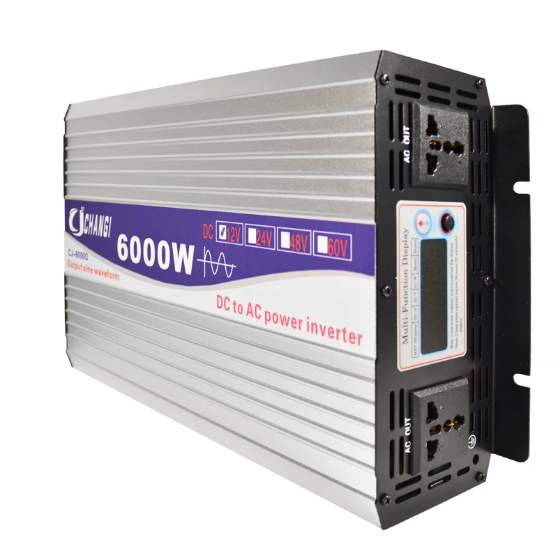 Sine Wave inverter 8000W 5000W 6000W DC12V 24V to AC220V 50Hz 60Hz inverter power Converter For Car Voltage transforme
Sine Wave inverter 8000W 5000W 6000W DC12V 24V to AC220V 50Hz 60Hz inverter power Converter For Car Voltage transforme
