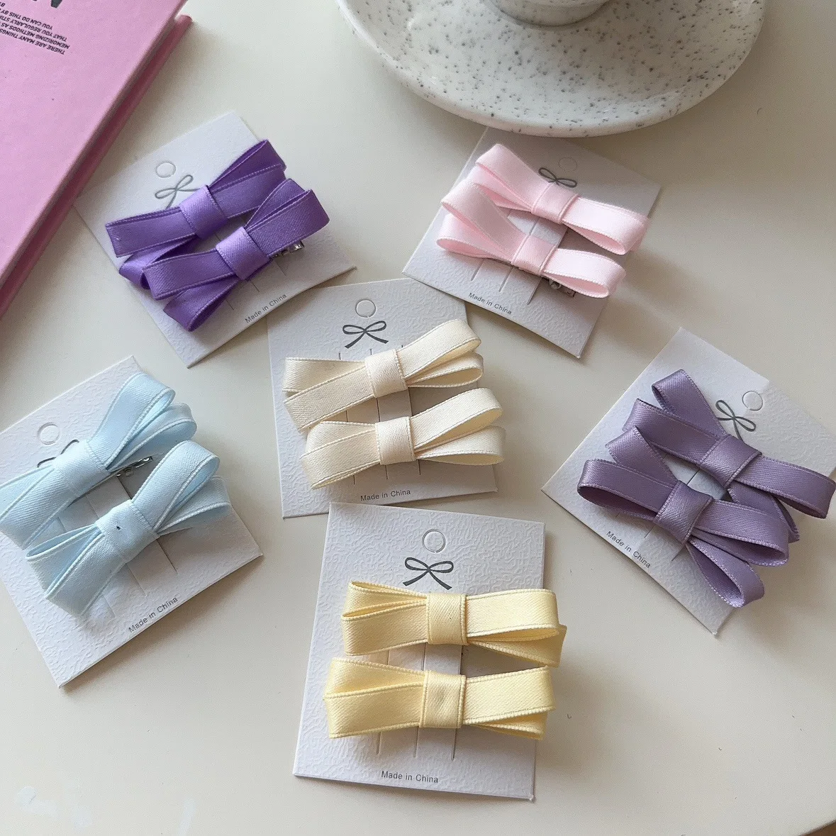 Premium Candy Color Ribbon Bow Hair Clip for Bangs Non Slip Strong Hold Sweet Side Fringe Daily Use Lightweight
Premium Candy Color Ribbon Bow Hair Clip for Bangs Non Slip Strong Hold Sweet Side Fringe Daily Use Lightweight