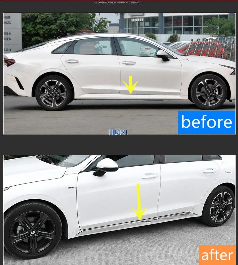 4pcs For Kia optima k5 2020 2021 ABS chrome Side Door Body Molding Mouldings Trim Car Styling Accessories
4pcs For Kia optima k5 2020 2021 ABS chrome Side Door Body Molding Mouldings Trim Car Styling Accessories