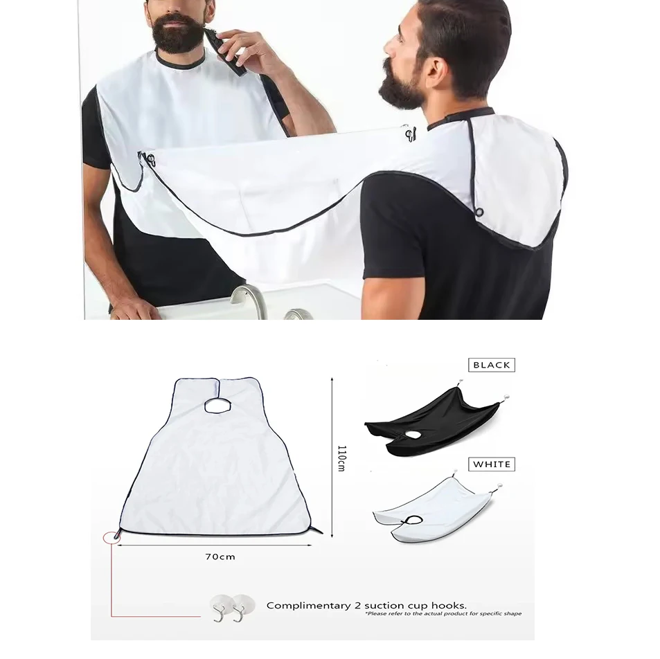 Male Shaving Apron Beard Catcher Cape Care Bib Face Shaved Hair Adult Bibs Shaver Cleaning Hairdresser for Man Clean Apron Gift
Male Shaving Apron Beard Catcher Cape Care Bib Face Shaved Hair Adult Bibs Shaver Cleaning Hairdresser for Man Clean Apron Gift