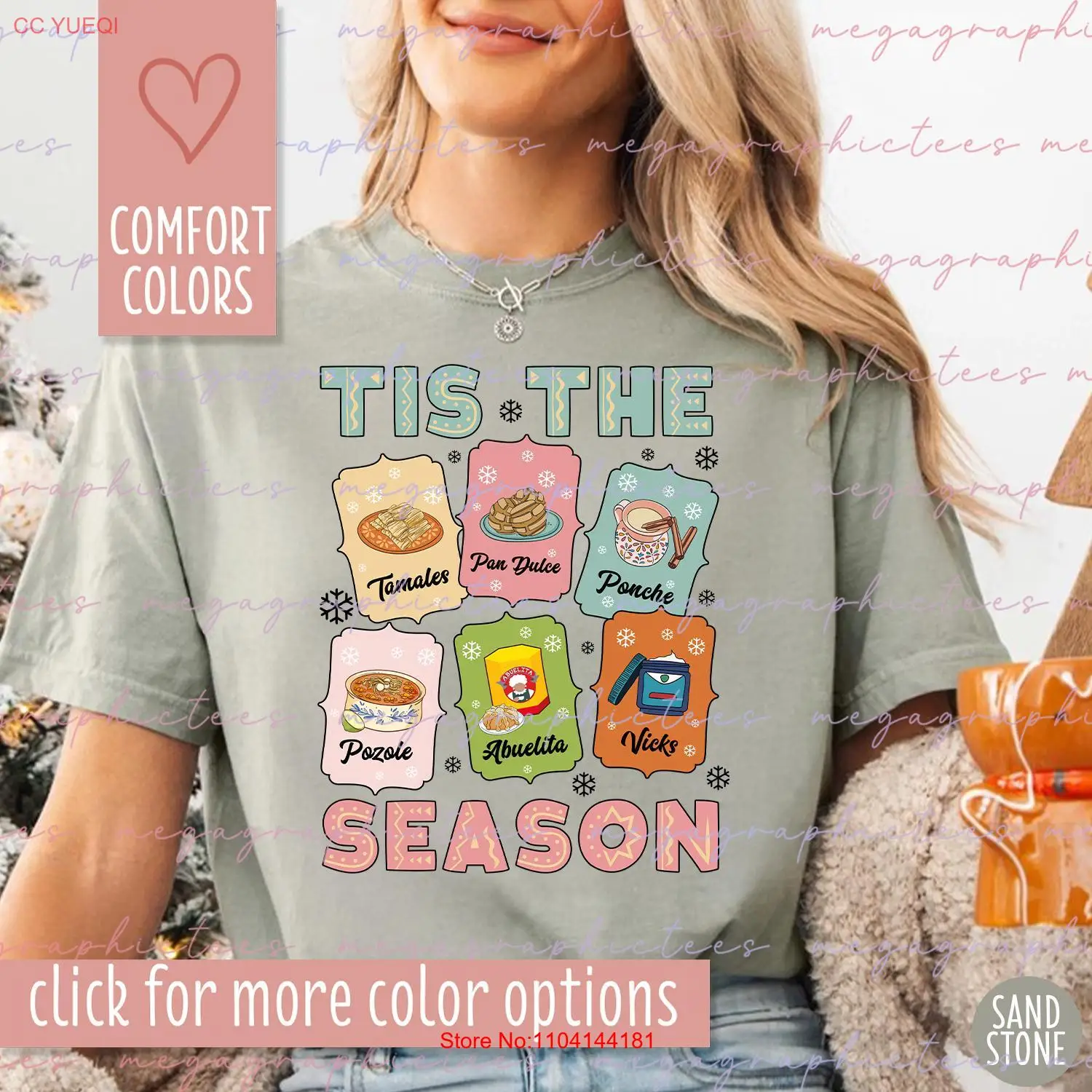 Comfort Colors Mexican Christmas T Shirt Tis the Season Latina 002493 long or short sleeves
Comfort Colors Mexican Christmas T Shirt Tis the Season Latina 002493 long or short sleeves