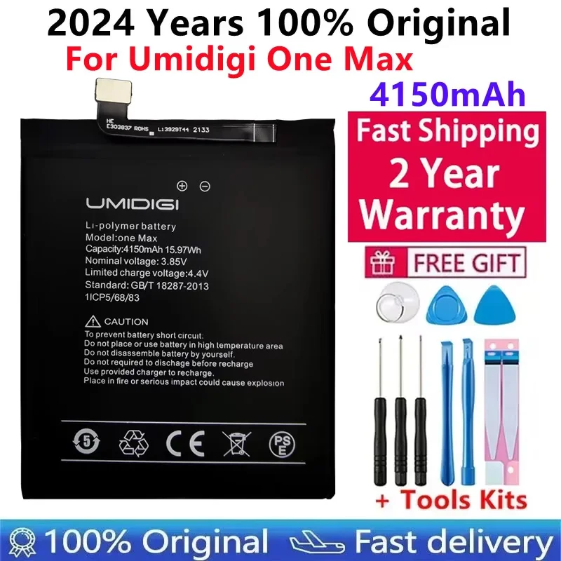 UMI Battery For Umidigi One Max, High Quality Batteries, Tools in Stock, 100% Original, 4150mAh, New, 2024
UMI Battery For Umidigi One Max, High Quality Batteries, Tools in Stock, 100% Original, 4150mAh, New, 2024
