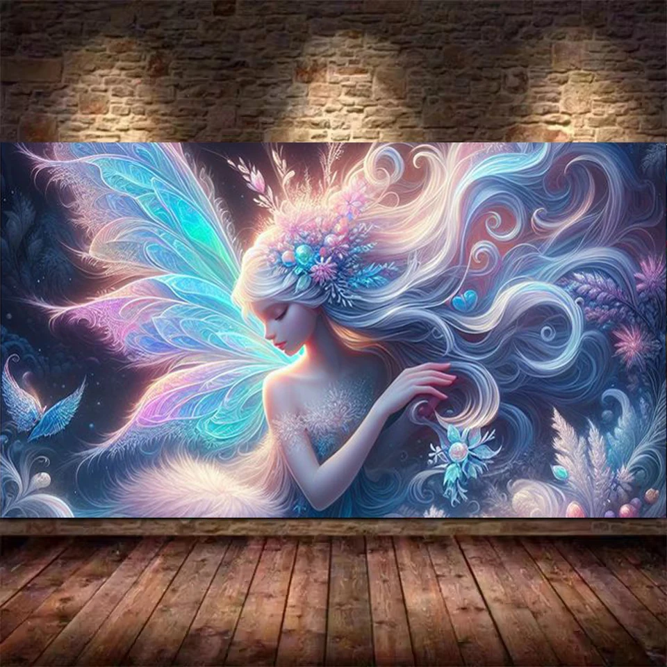 Фэнтезийный пейзаж, бабочка, фея, 5D наборы для алмазной живописи, большой размер, полная алмазная мозаика, вышивка драгоценными камнями, наборы для вышивки крестом
Фэнтезийный пейзаж, бабочка, фея, 5D наборы для алмазной живописи, большой размер, полная алмазная мозаика, вышивка драгоценными камнями, наборы для вышивки крестом