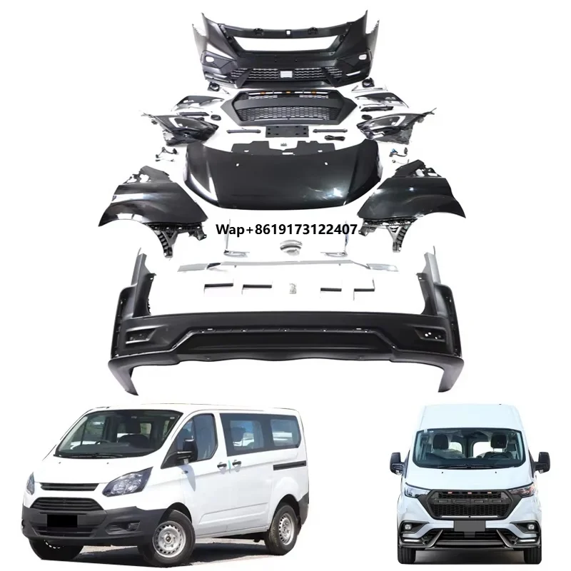 Car Conversion Facelift Raptor Bodykit Front Bumper Grills Fender Flares for Transit Tourneo Upgrade Body Kits
Car Conversion Facelift Raptor Bodykit Front Bumper Grills Fender Flares for Transit Tourneo Upgrade Body Kits