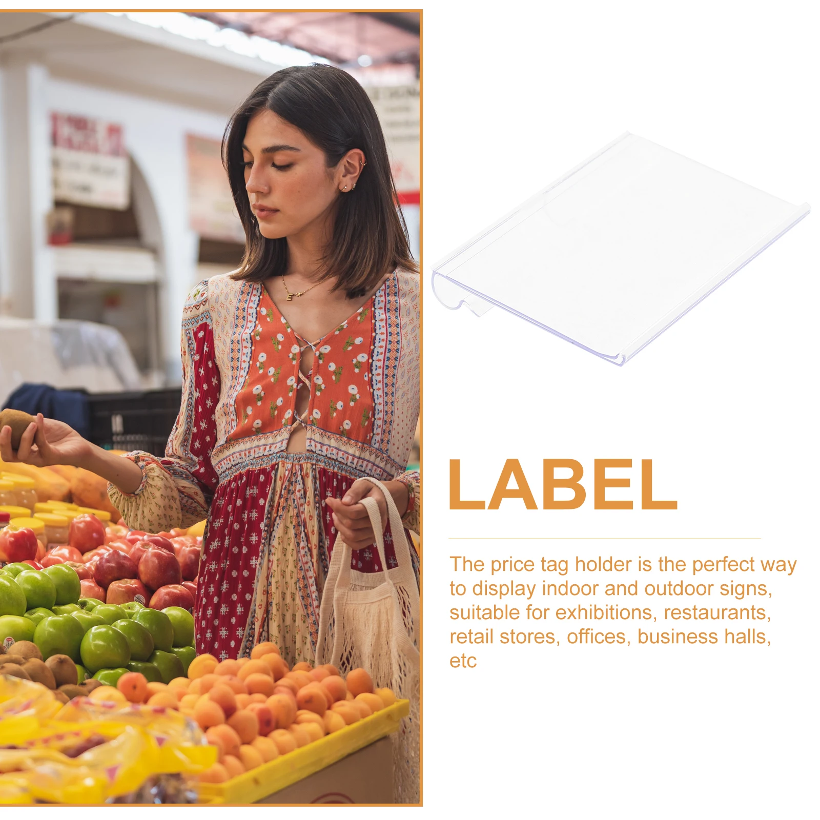 60pcs Price Tag Holder Supermarket Retail Accessories Sign Display Stand For Shelf Label Holders Stable Transparent Sign Holder
60pcs Price Tag Holder Supermarket Retail Accessories Sign Display Stand For Shelf Label Holders Stable Transparent Sign Holder