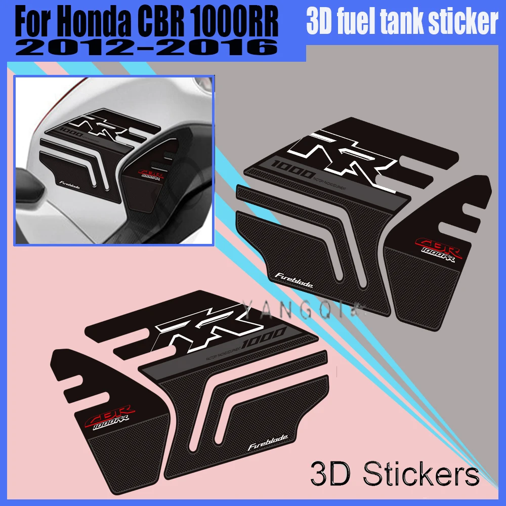For Honda CBR 1000RR CBR1000RR 2012 2013 2014 2015 2016 Side Grips Tank Pad Protector 3D Stickers Gas Fuel Oil Kit Knee Fireblad 
For Honda CBR 1000RR CBR1000RR 2012 2013 2014 2015 2016 Side Grips Tank Pad Protector 3D Stickers Gas Fuel Oil Kit Knee Fireblad