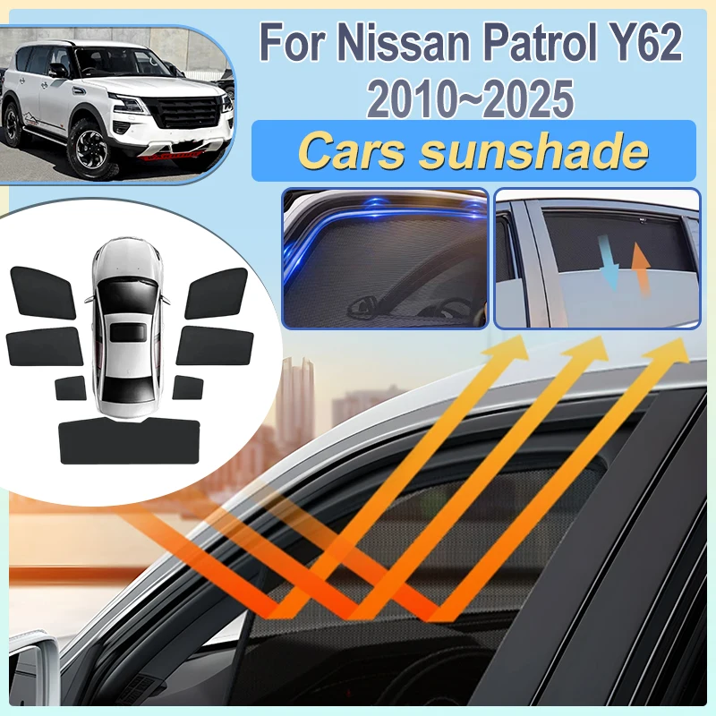 For Nissan Patrol Y62 2023 Accessories 2010-2025 Car Sunshade Privacy Sun Shield Side Glass Mesh Sun Visor Cover Car Accessories
For Nissan Patrol Y62 2023 Accessories 2010-2025 Car Sunshade Privacy Sun Shield Side Glass Mesh Sun Visor Cover Car Accessories