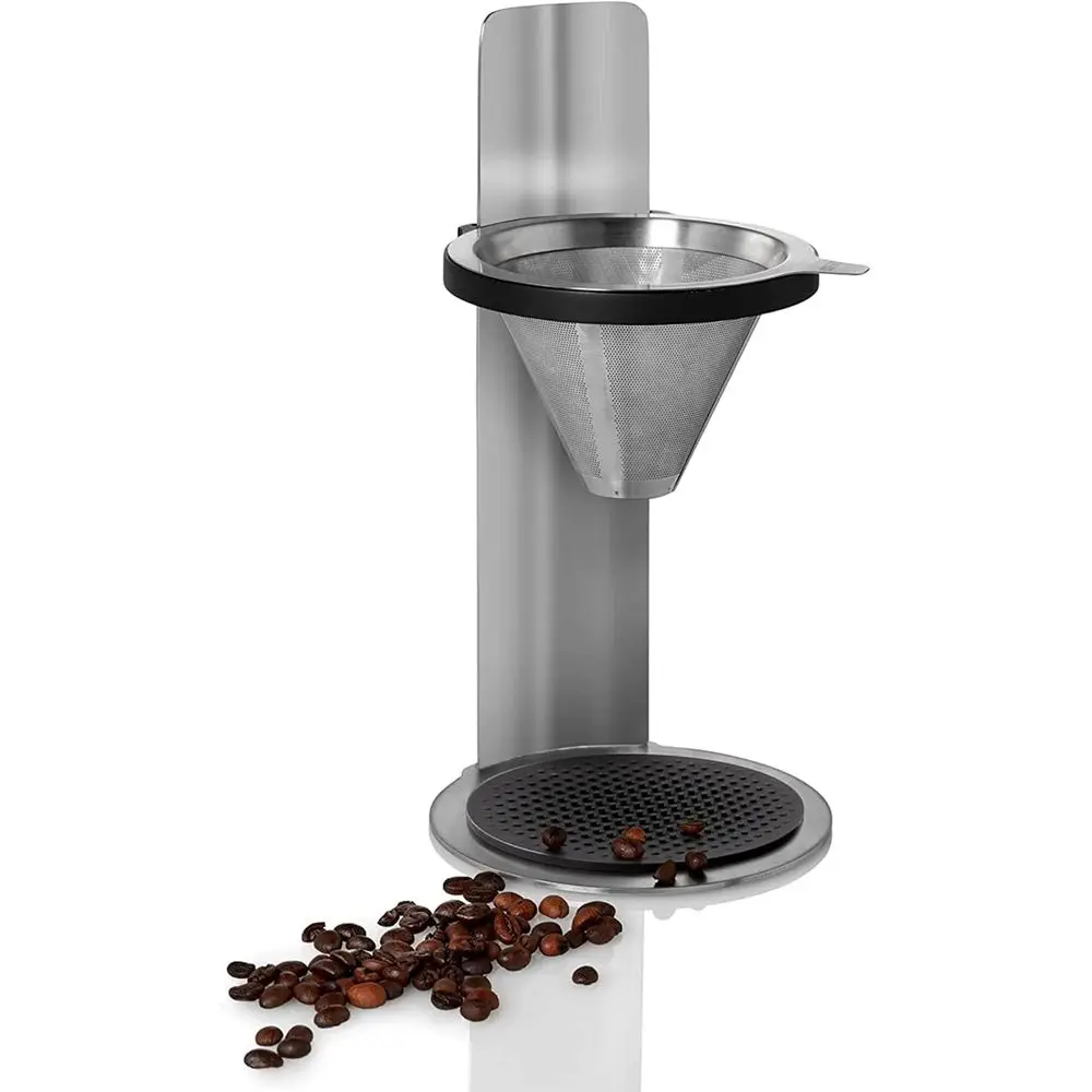 Double-Walled Stainless Steel Pour-Over Coffee Maker - Magnetic Filter Holder for Enhanced Coffee Flavor
Double-Walled Stainless Steel Pour-Over Coffee Maker - Magnetic Filter Holder for Enhanced Coffee Flavor