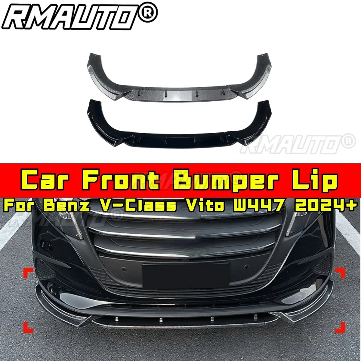 Для Benz V-Class Vito W447 2024 + модификация, передний бампер автомобиля, разделитель губ, диффузор, спойлер, автомобильные аксессуары
Для Benz V-Class Vito W447 2024 + модификация, передний бампер автомобиля, разделитель губ, диффузор, спойлер, автомобильные аксессуары