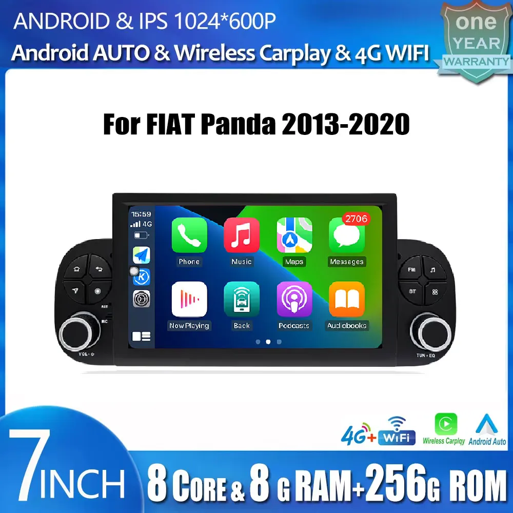 7 INCH For FIAT Panda 2013-2020 Car Radio Android 14 BT FM GPS Navigation Android Auto Video Stereo Wifi
7 INCH For FIAT Panda 2013-2020 Car Radio Android 14 BT FM GPS Navigation Android Auto Video Stereo Wifi
