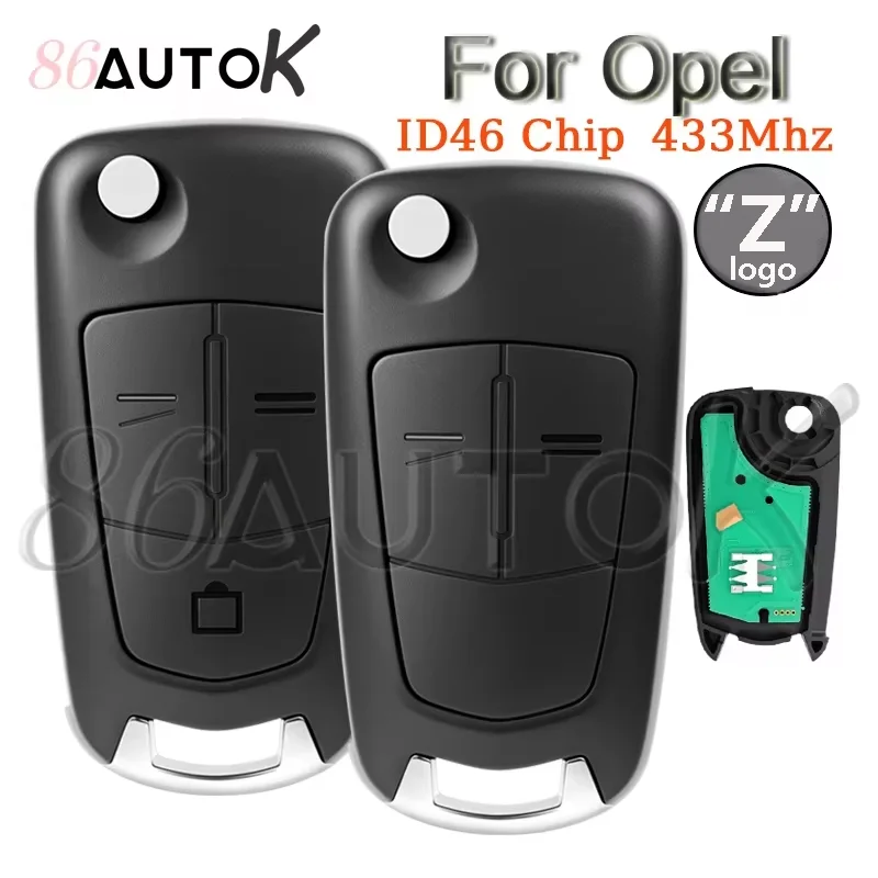 Flip Car Remote Key Fob For Opel Astra H Corsa D For Vauxhall Zafira B Vectra C Signum 433Mhz ID46 Chip With Logo Smart Car Key
Flip Car Remote Key Fob For Opel Astra H Corsa D For Vauxhall Zafira B Vectra C Signum 433Mhz ID46 Chip With Logo Smart Car Key