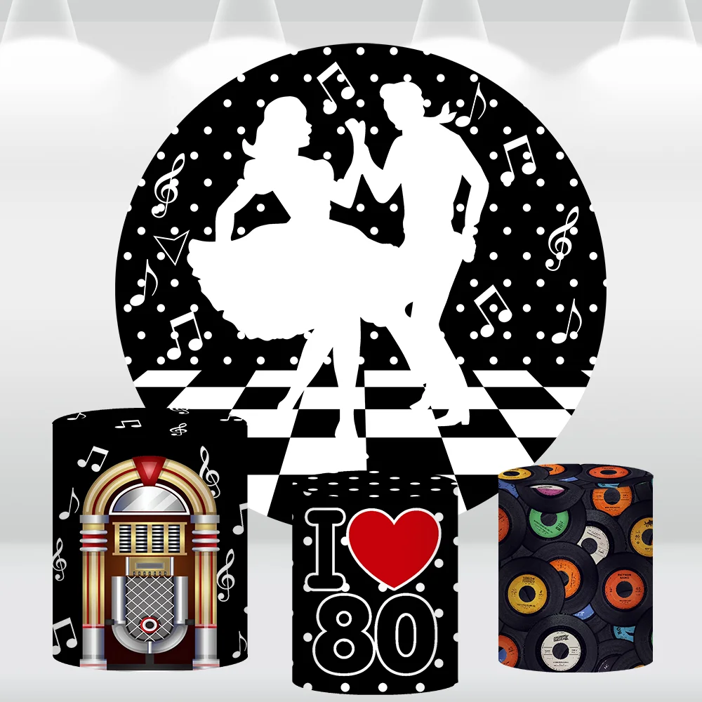 80s 90s theme Birthday Party Round Circle Backdrop Cover Dancing Disco Photography Background Cake Table Banner
80s 90s theme Birthday Party Round Circle Backdrop Cover Dancing Disco Photography Background Cake Table Banner