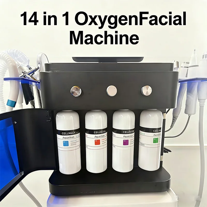 CE Certified 14 in 1 Oxygen Facial Machine Professional Beauty Equipment Beauty Device for Estheticians & Home Users
CE Certified 14 in 1 Oxygen Facial Machine Professional Beauty Equipment Beauty Device for Estheticians & Home Users