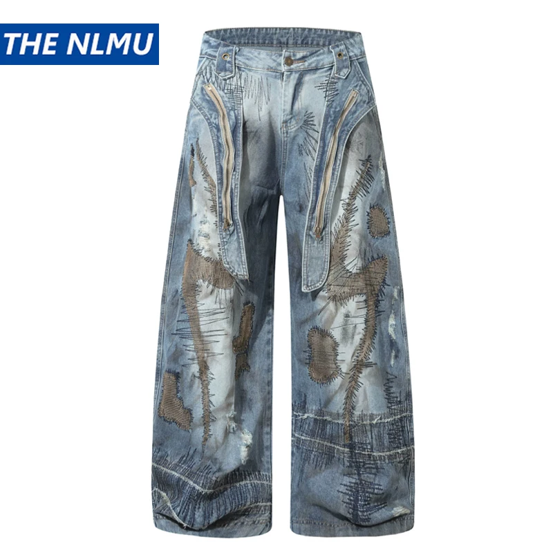 Unisex Vintage Wash Baggy Jeans Men Distressed Heavy Duty Denim Pants Streetwear Hip Hop Loose Luxury Designer Jeans Trousers
Unisex Vintage Wash Baggy Jeans Men Distressed Heavy Duty Denim Pants Streetwear Hip Hop Loose Luxury Designer Jeans Trousers