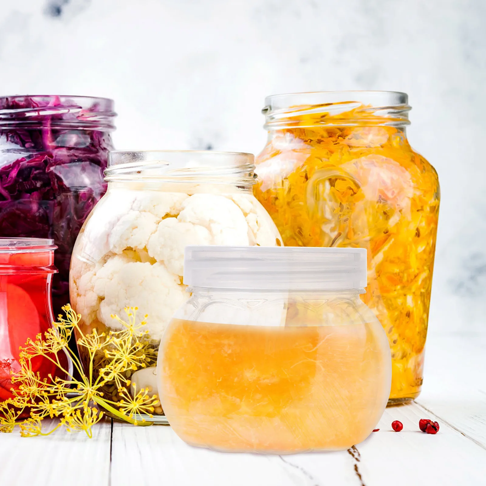 12pcs Cubilose Jars Plastic Sealed Storage Containers For Honey Jam Pickles Tea Candy Airtight Jar Organizer Household
12pcs Cubilose Jars Plastic Sealed Storage Containers For Honey Jam Pickles Tea Candy Airtight Jar Organizer Household