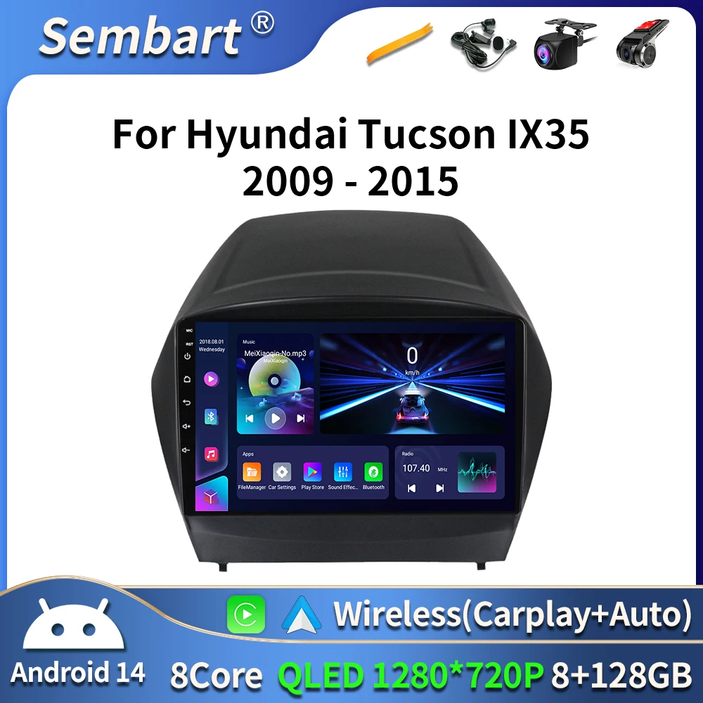 Android 14 Carplay Auto Car Radio Multimedia Player For Hyundai Tucson 2 IX35 2009-2015 Qualcomm Autoradio GPS Stereo Head Unit 
Android 14 Carplay Auto Car Radio Multimedia Player For Hyundai Tucson 2 IX35 2009-2015 Qualcomm Autoradio GPS Stereo Head Unit