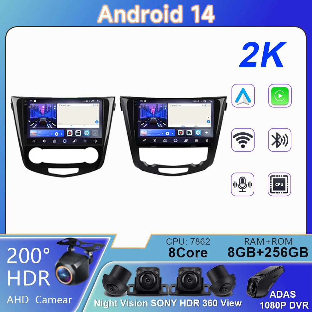 Android For Nissan X-Trail Qashqai 2 J1 T32 J10 J11 2014 -2019 BT Multimedia Car Radio Auto 4G radio GPS Video Player Screen DVD
Android For Nissan X-Trail Qashqai 2 J1 T32 J10 J11 2014 -2019 BT Multimedia Car Radio Auto 4G radio GPS Video Player Screen DVD