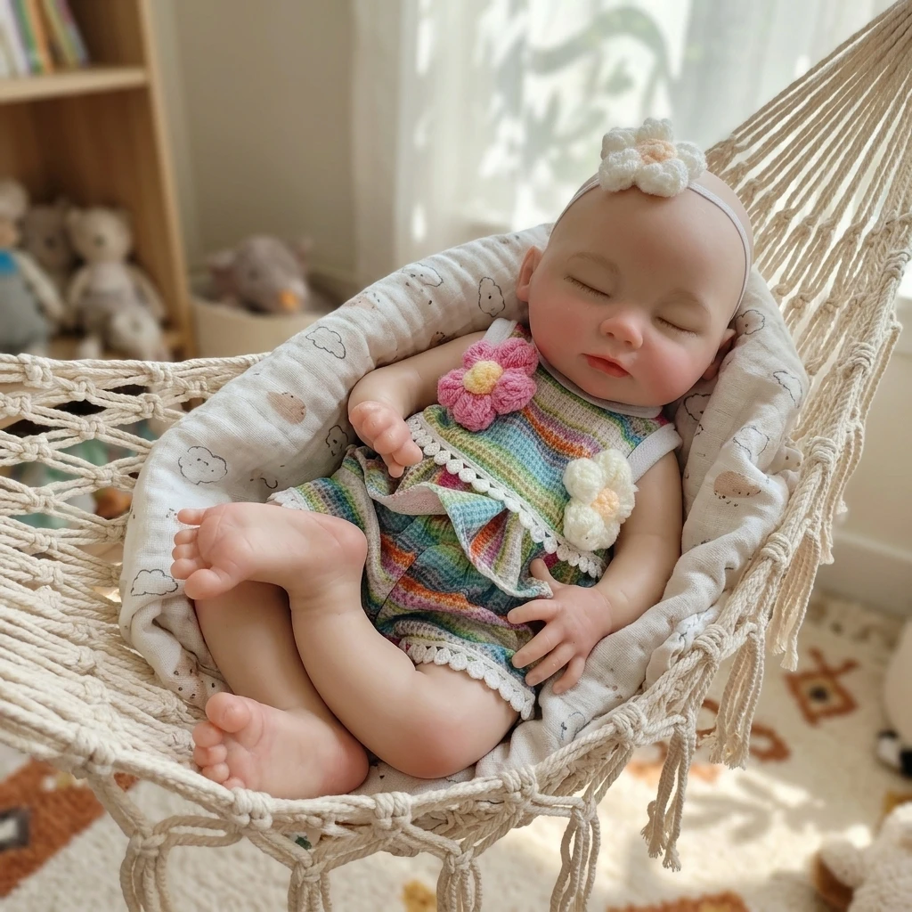 13 Inch Full Silicone Reborn Baby Bald Closed Eyes Sleeping Weighted Lifelike Real Life Newborn Doll Collector Therapy
13 Inch Full Silicone Reborn Baby Bald Closed Eyes Sleeping Weighted Lifelike Real Life Newborn Doll Collector Therapy