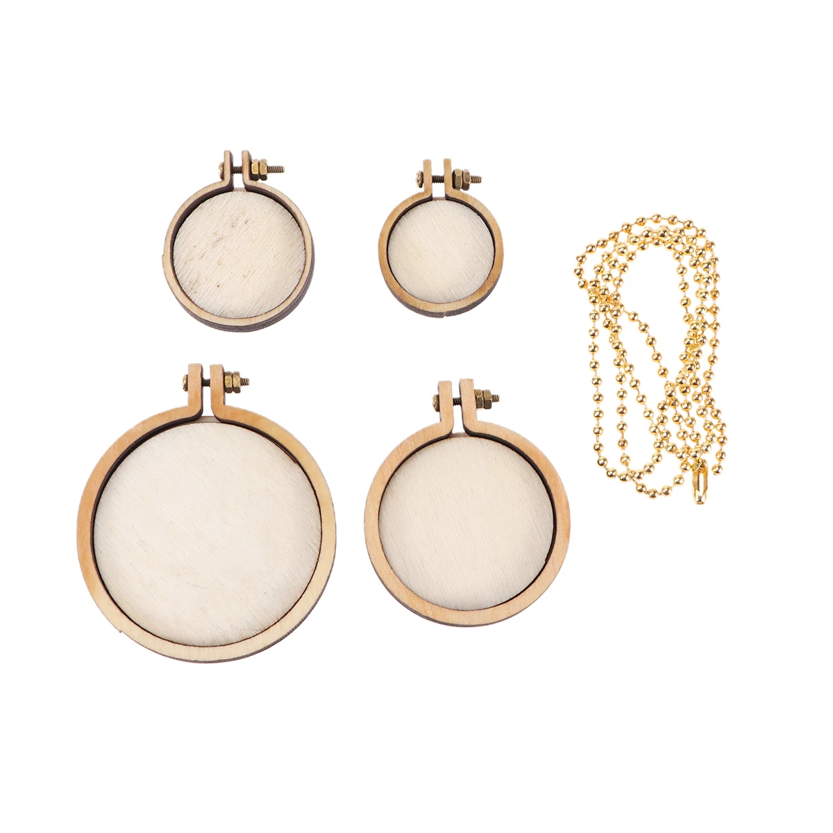 Wooden Embroidery Hoop 2 5cm 3cm 4cm 5cm Round Frame Golden Chain Eco Friendly Smooth Mini Ring Fixing Hoops Handmade Cross
Wooden Embroidery Hoop 2 5cm 3cm 4cm 5cm Round Frame Golden Chain Eco Friendly Smooth Mini Ring Fixing Hoops Handmade Cross