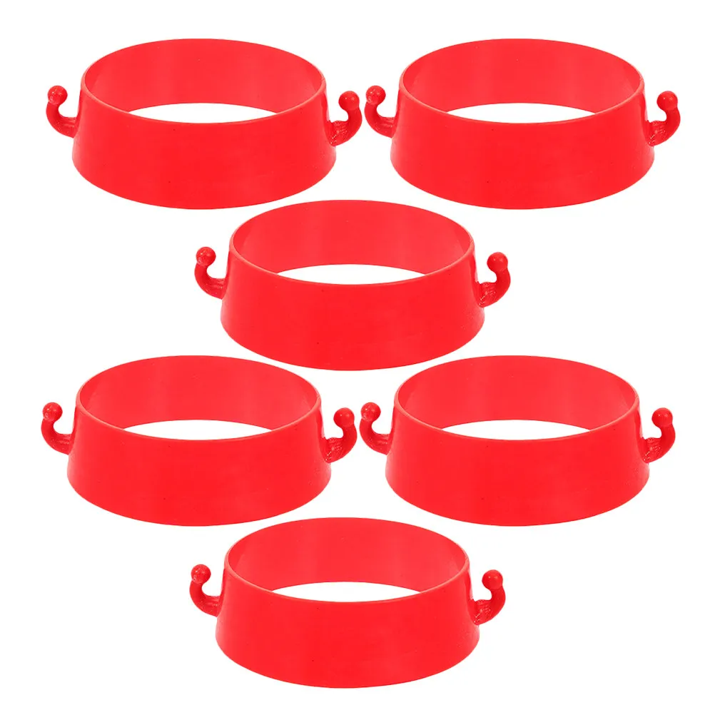 6Pcs Traffic Cone Chain Connector Ring Plastic Lightweight Wearresistant Chain Links for Safety Barrier Parking Construction
6Pcs Traffic Cone Chain Connector Ring Plastic Lightweight Wearresistant Chain Links for Safety Barrier Parking Construction