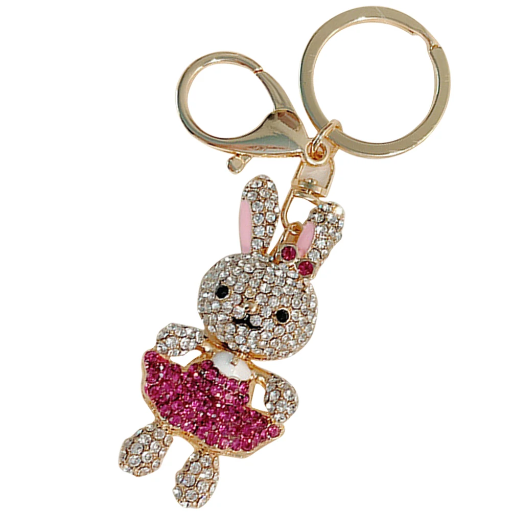 Rabbit Keychain Rhinestone Pendant Backpack Bag Kids Rabbit Keychain Lovely Decorative Charm Hanging Accessory Gift
Rabbit Keychain Rhinestone Pendant Backpack Bag Kids Rabbit Keychain Lovely Decorative Charm Hanging Accessory Gift