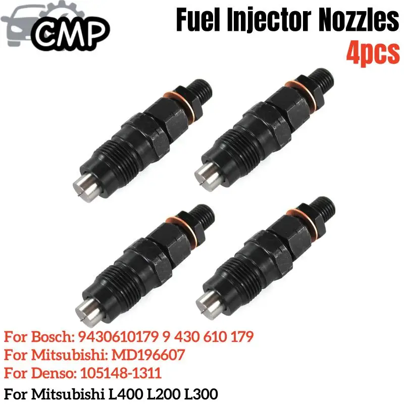 4pcs/lot MD196607 Fuel Injector Nozzles Fits For Mitsubishi L400 L200 L300 Engine Repair Replacement Parts
4pcs/lot MD196607 Fuel Injector Nozzles Fits For Mitsubishi L400 L200 L300 Engine Repair Replacement Parts