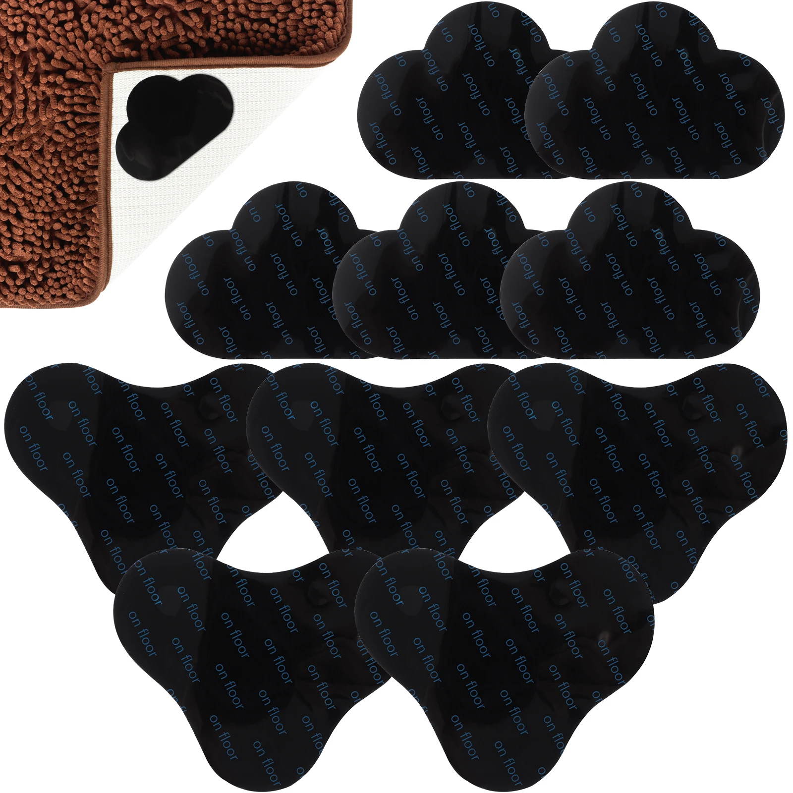 10Pcs Anti Slip Stickers for Rugs Carpet Grippers Holders Non Slip Rug Pads Washable Reusable Stick on Tapes for Wood Floor
10Pcs Anti Slip Stickers for Rugs Carpet Grippers Holders Non Slip Rug Pads Washable Reusable Stick on Tapes for Wood Floor