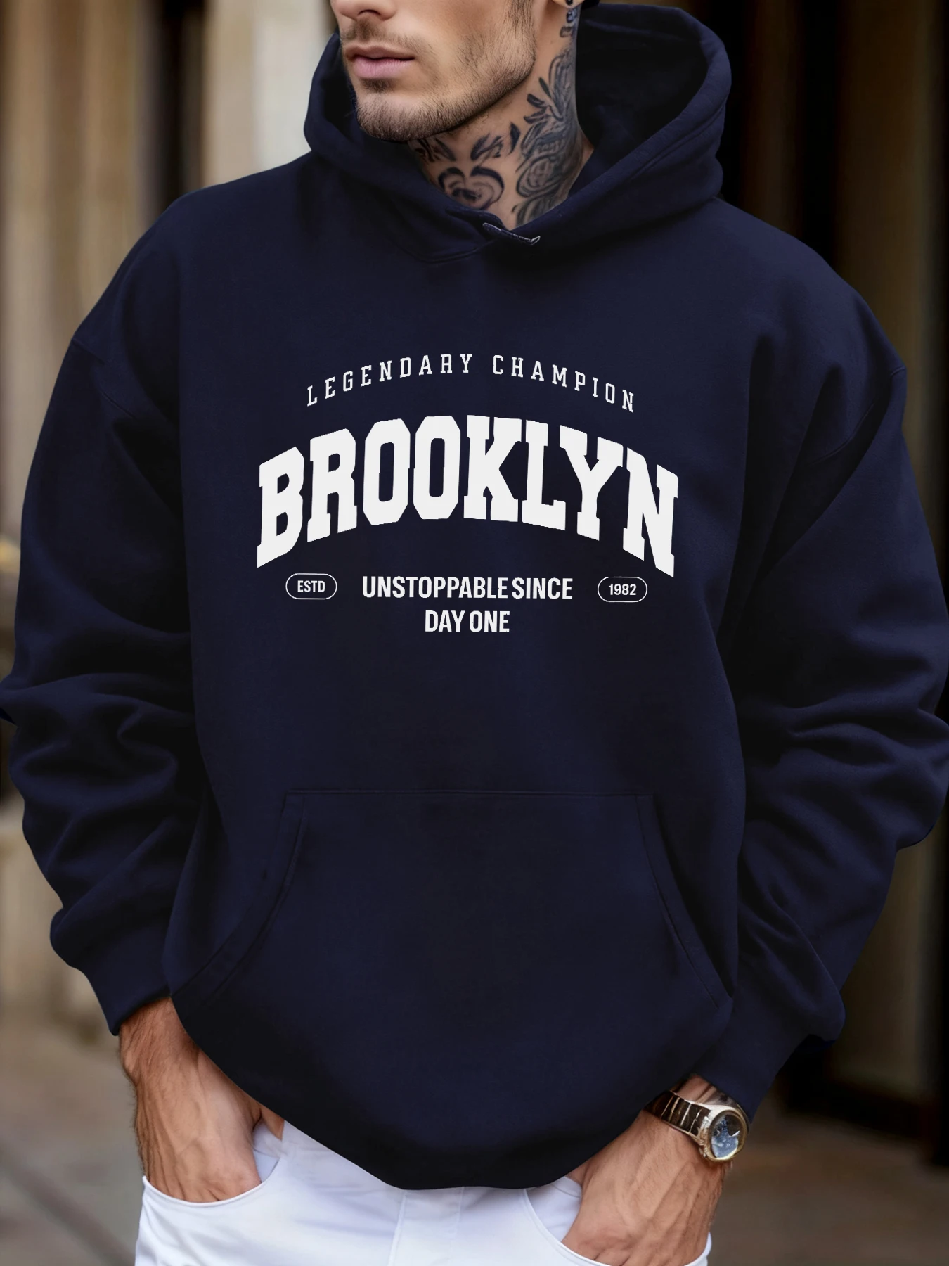 Brooklyn Unstoppable Since Day One Printed Street Fashion Hoodie Man Casual Fleece Sweatshirts Basic Autumn Streetwear Comfy Top
Brooklyn Unstoppable Since Day One Printed Street Fashion Hoodie Man Casual Fleece Sweatshirts Basic Autumn Streetwear Comfy Top