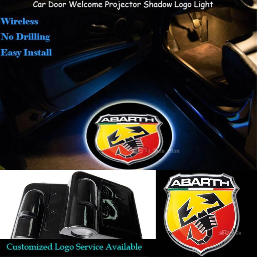 2 Pieces Wireless Scorpion Logo LED Ghost Shadow Car Lights Door Welcome Laser Projector
2 Pieces Wireless Scorpion Logo LED Ghost Shadow Car Lights Door Welcome Laser Projector