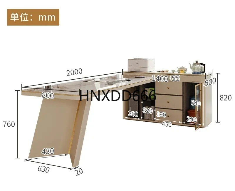Italian light luxury rock slab integrated multi-functional modern simple desk writing desk
Italian light luxury rock slab integrated multi-functional modern simple desk writing desk