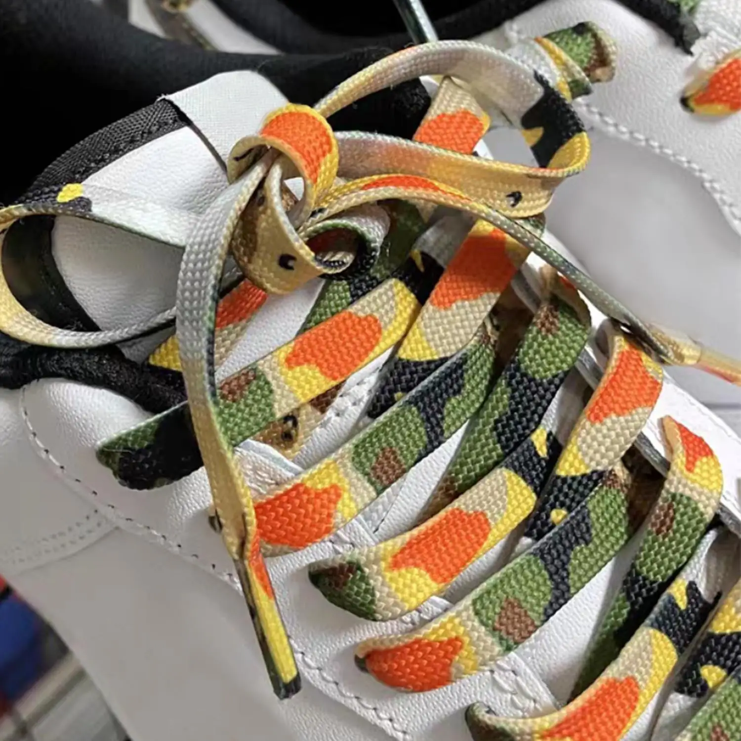 Colorful Shoelaces Camouflage Print Flat Shoe Laces For Sneakers Boot Men And Women Leisure Shoestring Shoes Accessories
Colorful Shoelaces Camouflage Print Flat Shoe Laces For Sneakers Boot Men And Women Leisure Shoestring Shoes Accessories