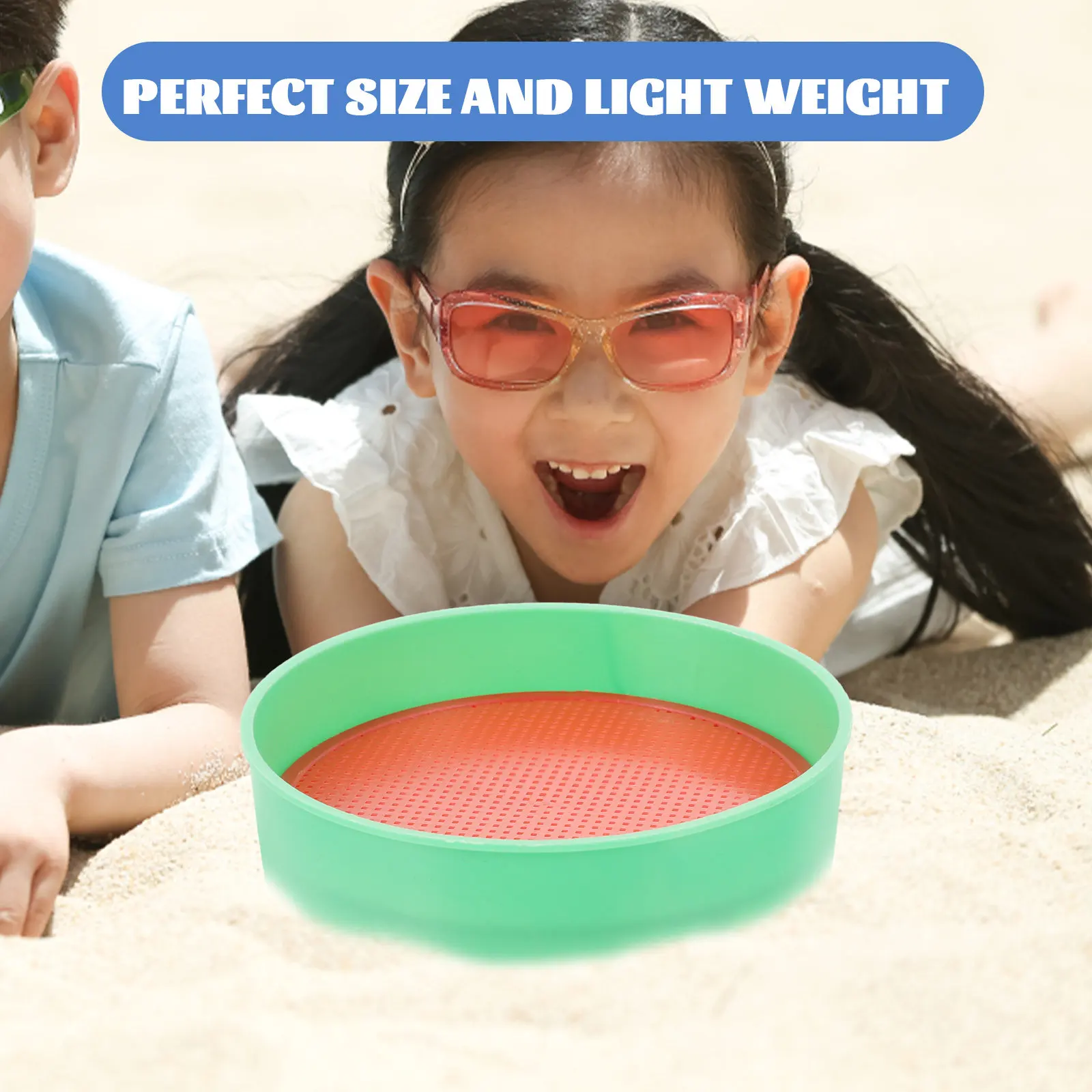 4Pcs Sand Sifter Bright Plastic Beach Sand Sieves Easy Grip Lightweight Outdoor Beach Backyard Fun Sieves Toys
4Pcs Sand Sifter Bright Plastic Beach Sand Sieves Easy Grip Lightweight Outdoor Beach Backyard Fun Sieves Toys