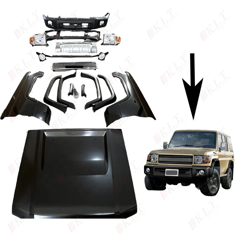 Hot sale Car Accessories Body Kit for Land Cruiser79 Fj75 Fj79 Kit Face Lif Front Bumper Lc70 75 76 78 80
Hot sale Car Accessories Body Kit for Land Cruiser79 Fj75 Fj79 Kit Face Lif Front Bumper Lc70 75 76 78 80