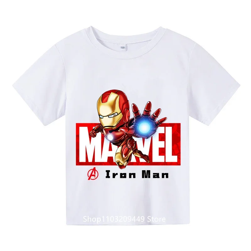 2024 Summer Fashion Kids Superhero Iron Man Short Sleeve Boys Girls Kids T-shirt Summer Short Sleeve Kids Top
2024 Summer Fashion Kids Superhero Iron Man Short Sleeve Boys Girls Kids T-shirt Summer Short Sleeve Kids Top