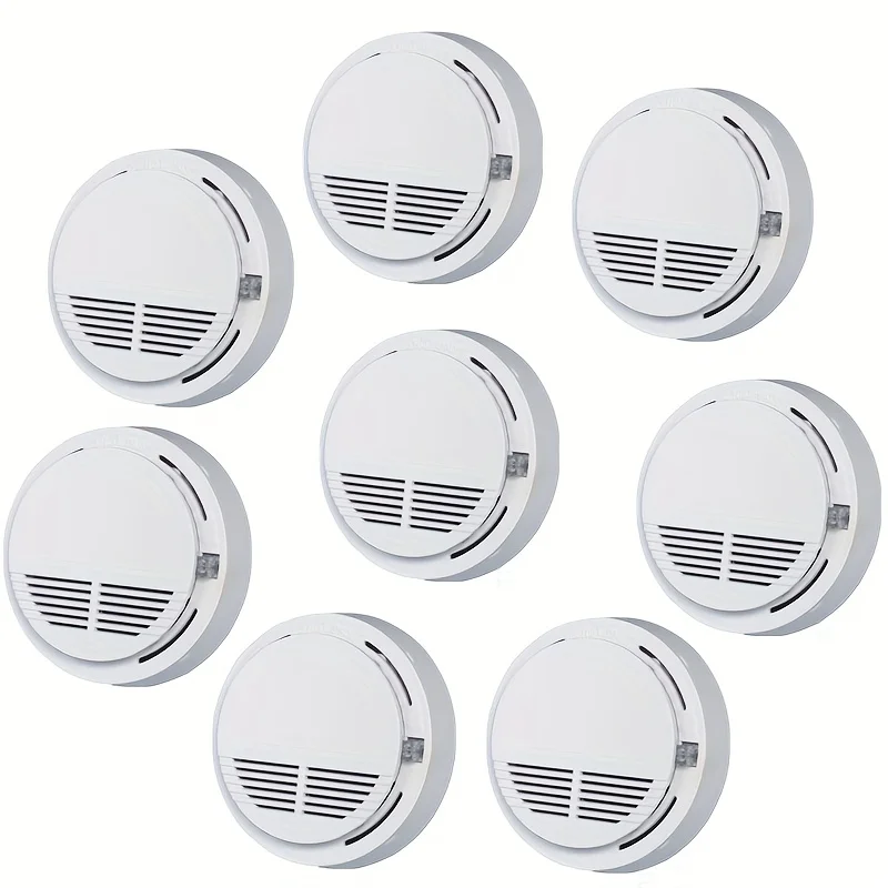 8Pces Fire Detector with Photoelectric Technology - Easy Installation, Light And Sound Warning for Home And Hotel Safety, Battery Powered (with 9V Battery) Home Smoke Alarm, Kitchen, Home, School, Office, Restaurant, Suitable for Many Places
8Pces Fire Detector with Photoelectric Technology - Easy Installation, Light And Sound Warning for Home And Hotel Safety, Battery Powered (with 9V Battery) Home Smoke Alarm, Kitchen, Home, School, Office, Restaurant, Suitable for Many Places