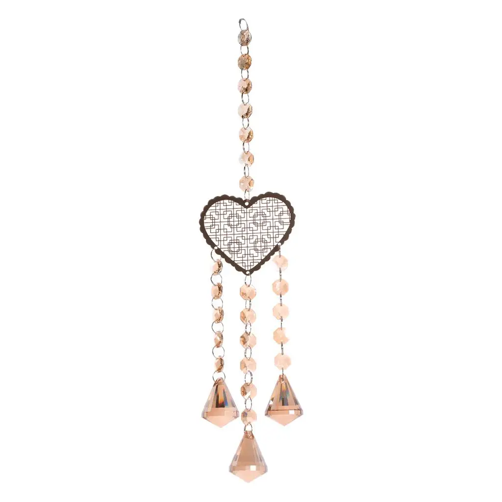 Champagne Hanging Crystal Suncatcher Beading Pendant Fengshui Garden Decor
Champagne Hanging Crystal Suncatcher Beading Pendant Fengshui Garden Decor