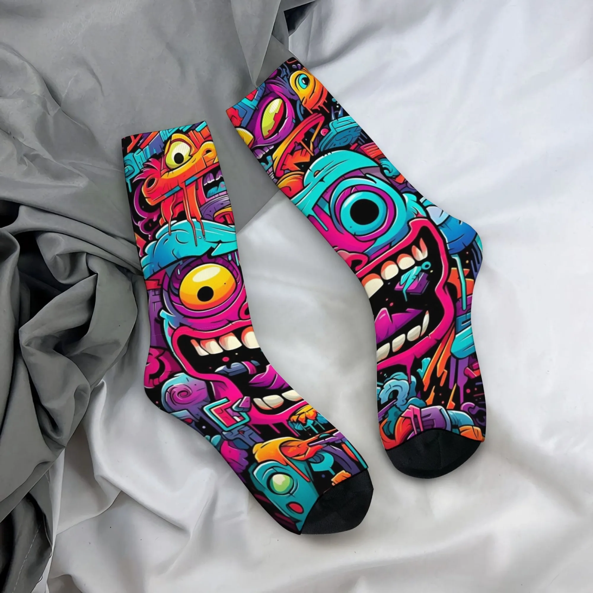 1 Pair Hip Hop Retro Purple Monster Crazy Men's Compression Socks Harajuku Seamless Printed Funny Novelty Happy Crew Sock Gift
1 Pair Hip Hop Retro Purple Monster Crazy Men's Compression Socks Harajuku Seamless Printed Funny Novelty Happy Crew Sock Gift