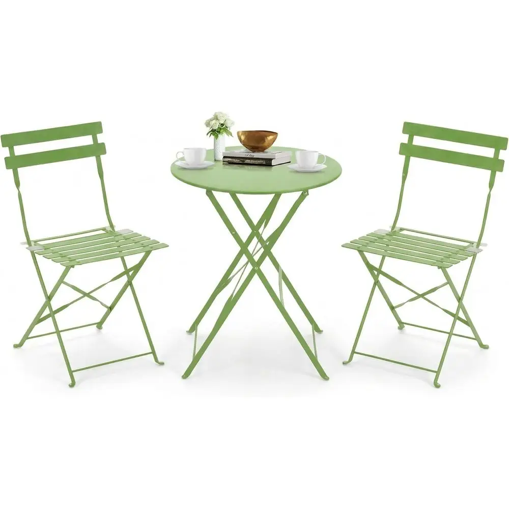 Durable 3-Piece Iron Bistro Set, Rust-Resistant, Weatherproof for 2, Suitable for Small Spaces, Indoor & Outdoor Use
Durable 3-Piece Iron Bistro Set, Rust-Resistant, Weatherproof for 2, Suitable for Small Spaces, Indoor & Outdoor Use