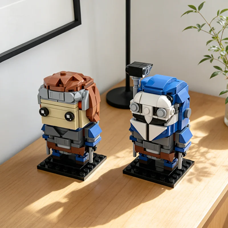 444pcs MOC Bo Katan Kryze Brickheadz Star Battle Model Building Blocks Creative Gift DIY Display Decor Adult Premium Kids Desk
444pcs MOC Bo Katan Kryze Brickheadz Star Battle Model Building Blocks Creative Gift DIY Display Decor Adult Premium Kids Desk