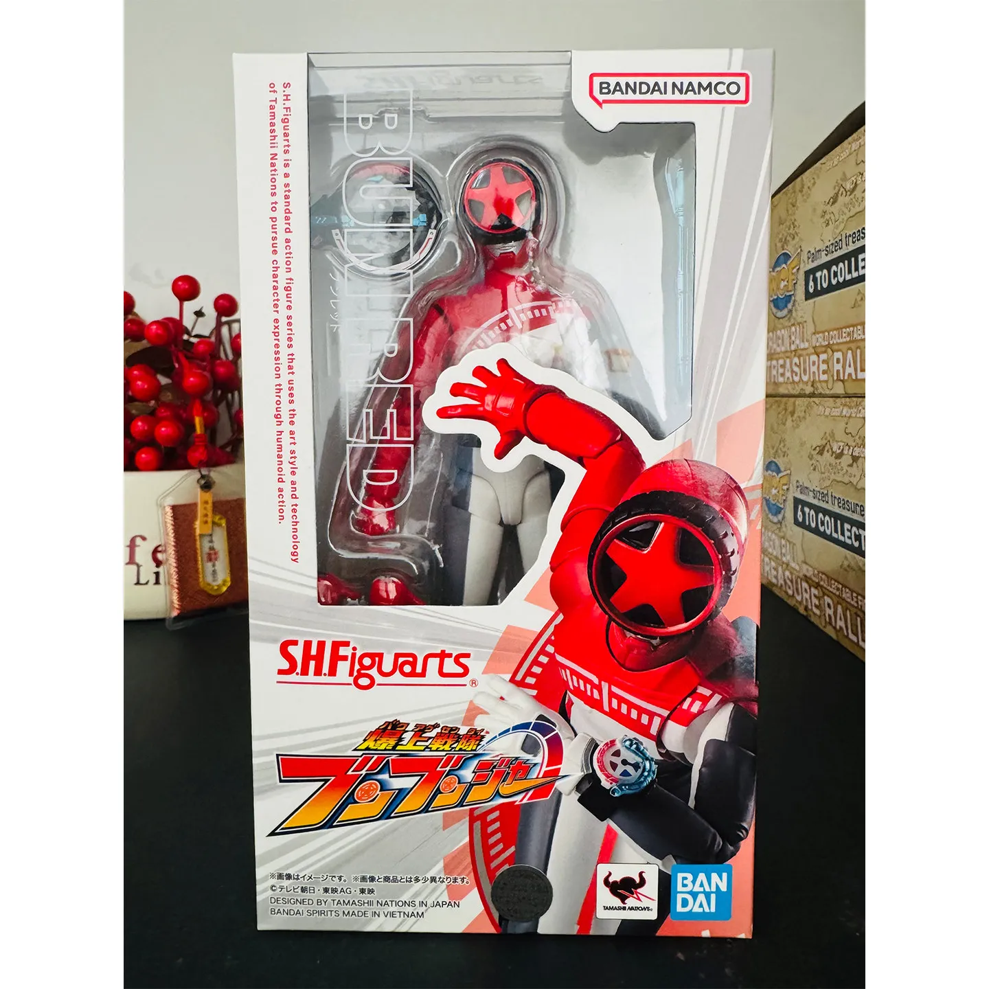 Bandai Shf Boon Red Bakuage Sentai Boonboomger Articulated Action Figure Collectible Model For Adult Anime Collectors Display
Bandai Shf Boon Red Bakuage Sentai Boonboomger Articulated Action Figure Collectible Model For Adult Anime Collectors Display