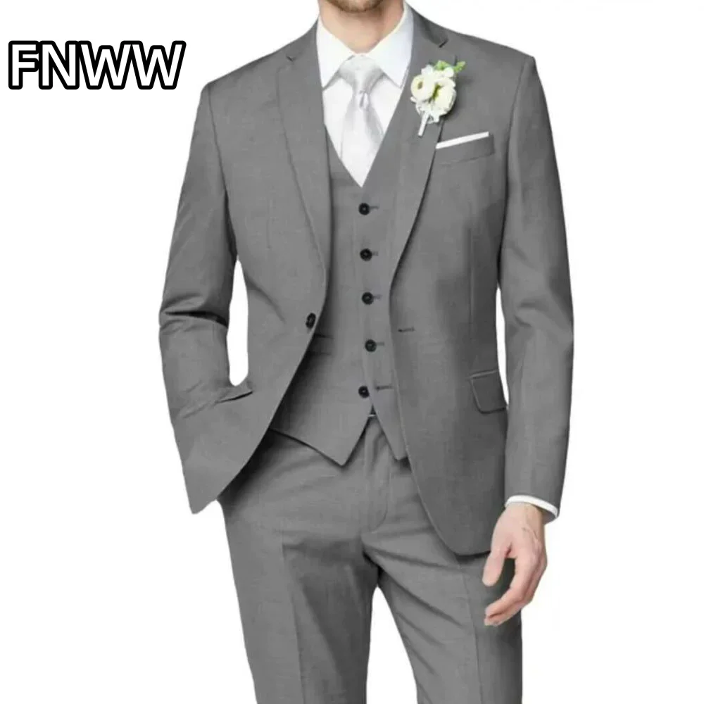 2026 Three-Piece Set Men's Business Leisure Large Size Cross-Border Fashion Polyester Fiber Suit Casual Wedding Groomsmen Suit
2026 Three-Piece Set Men's Business Leisure Large Size Cross-Border Fashion Polyester Fiber Suit Casual Wedding Groomsmen Suit