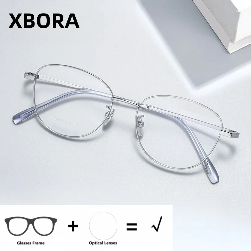XBORA New Cat Eye Small Frame Eyeglasses Fashion Women Elegant Optical Frame Support Myopia Hyperopia Prescription Lenses 33023X
XBORA New Cat Eye Small Frame Eyeglasses Fashion Women Elegant Optical Frame Support Myopia Hyperopia Prescription Lenses 33023X