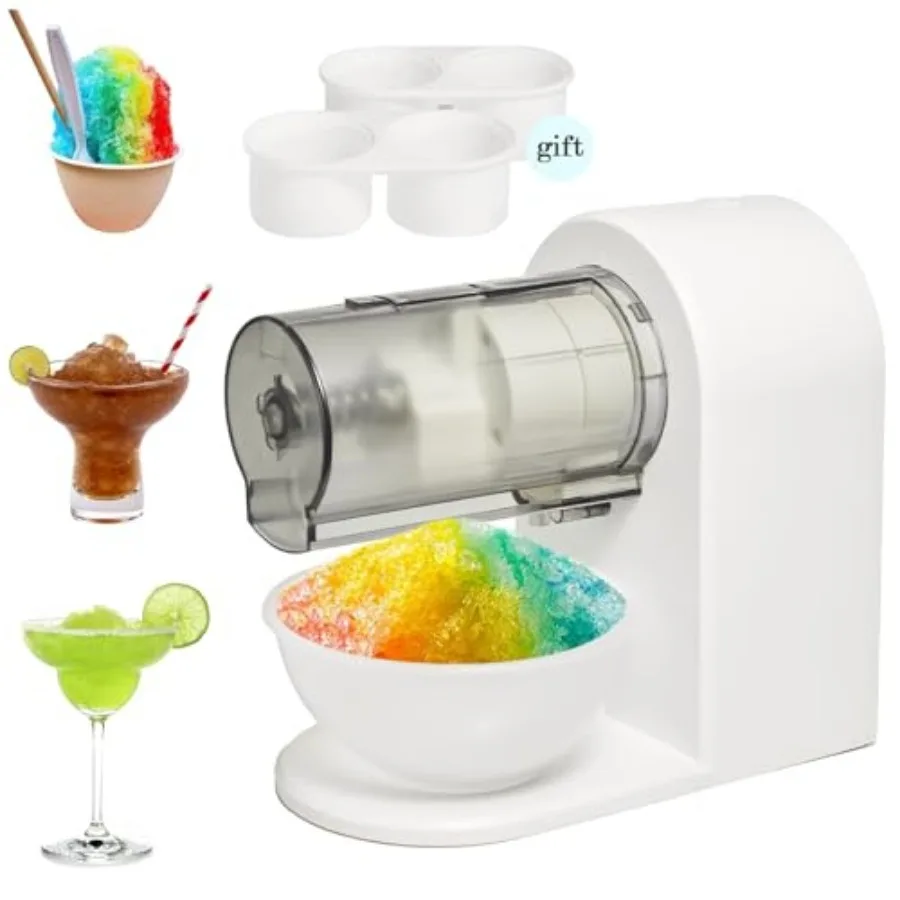 Snow Cone Shaved Ice Machine Electric Ice Shaver Machine with 2 Usable Plastic Ice Mold Cups Portable Snow Cone Maker for Home,
Snow Cone Shaved Ice Machine Electric Ice Shaver Machine with 2 Usable Plastic Ice Mold Cups Portable Snow Cone Maker for Home,